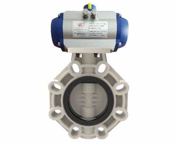 PP Pneumatic Butterfly Valve