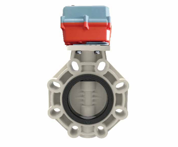 PP Electric Butterfly Valve