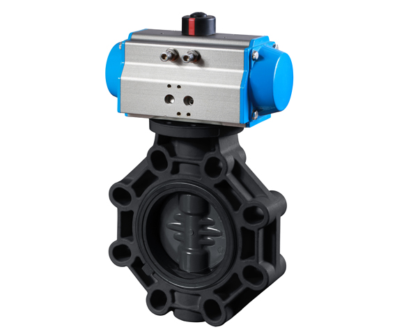 Pneumatic Actuated Butterfly Valve